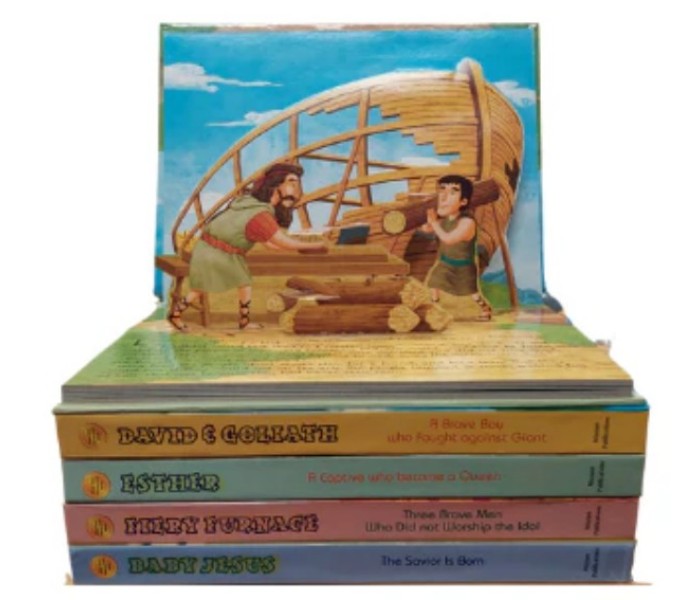 Children's Pop-up Bible Story Book 5-Book Set Children's Pop-up Bible Story Book 5-Book Set
