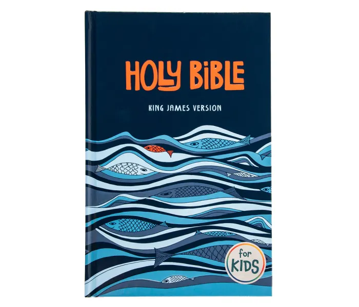 KJV Hard Cover Kids Bible (Blue Ocean)