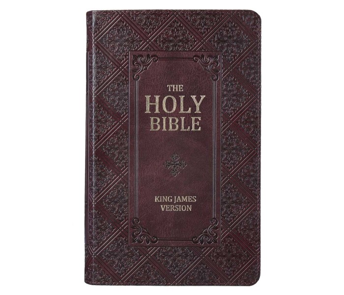 KJV Faux Leather Brown Giant Print