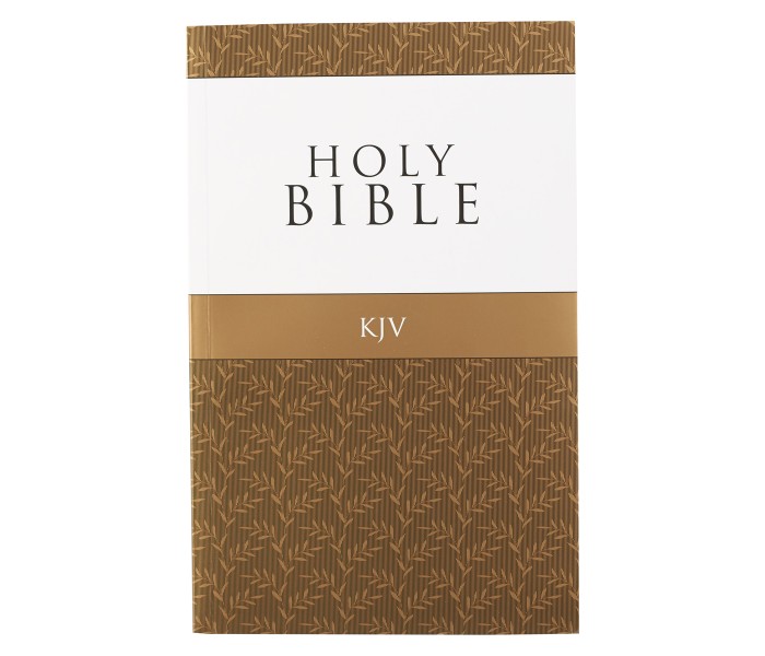 KJV Paperback Gift Edition Gold Bible