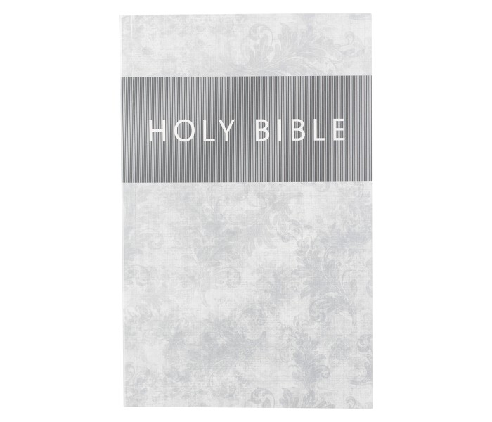 KJV Paperback Gift Edition Silver Bible