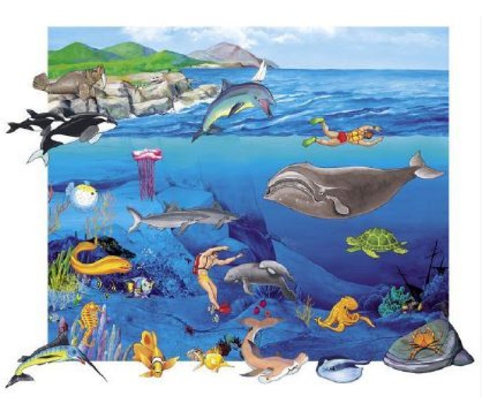 Sea Life - Pieces and Playboard 25821